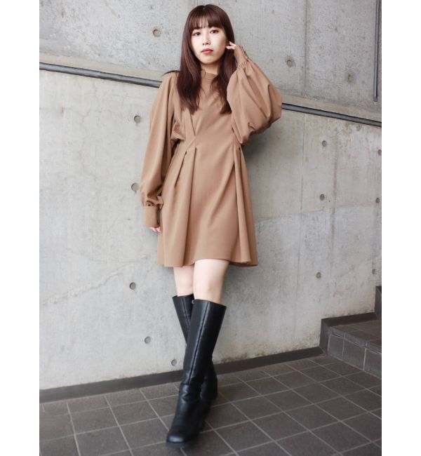 MURUA「ボリュームスリーブミニワンピース」|ワンピース|