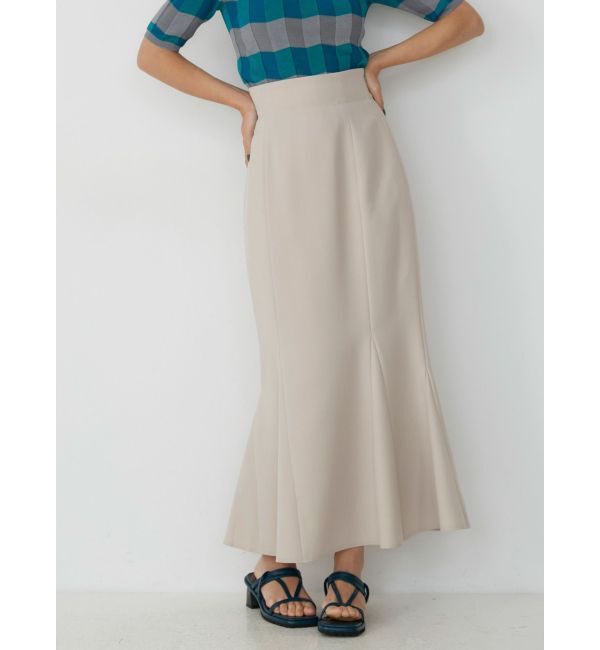 MURUA「ハイウエストマーメイドスカート」|スカート|ベージュ
