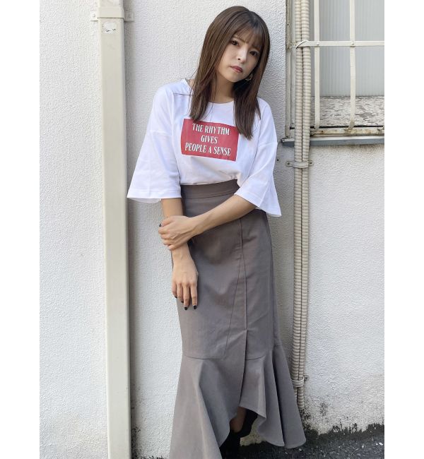 MURUA「アシメヘムデザインスカート」|スカート|