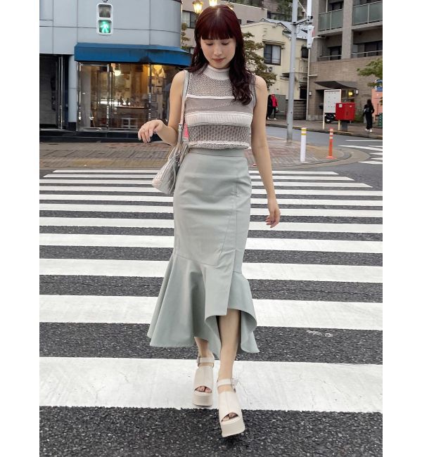 MURUA「アシメヘムデザインスカート」|スカート|