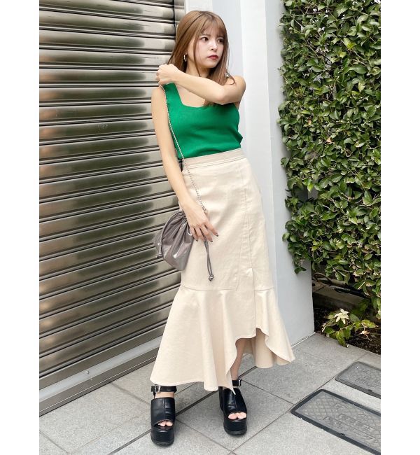 MURUA「アシメヘムデザインスカート」|スカート|