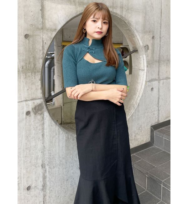 MURUA「アシメヘムデザインスカート」|スカート|