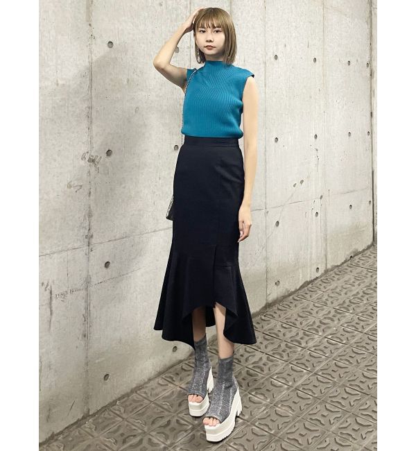 MURUA「アシメヘムデザインスカート」|スカート|