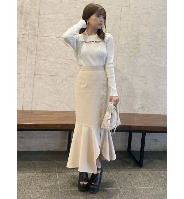 MURUA「アシメヘムデザインスカート」|スカート|