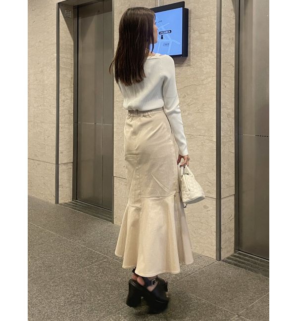 MURUA「アシメヘムデザインスカート」|スカート|