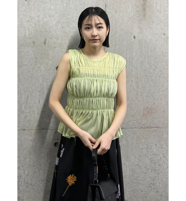 MURUA「ノースリシャーリングブラウス」|シャツ・ブラウス|