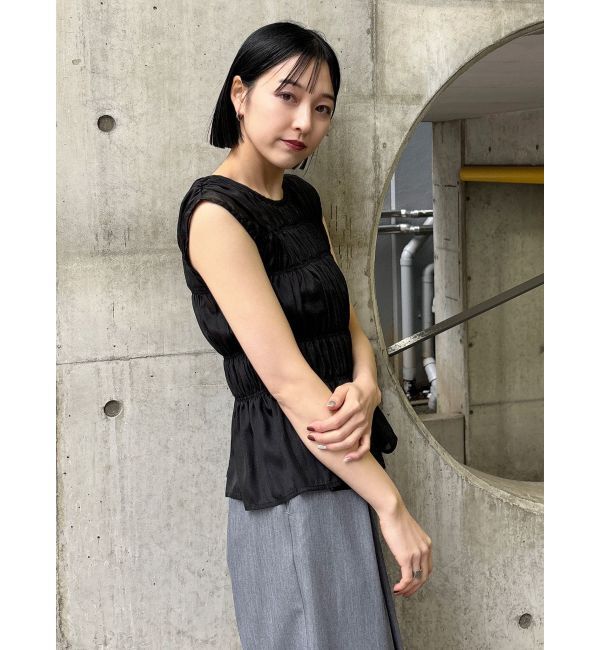 MURUA「ノースリシャーリングブラウス」|シャツ・ブラウス|