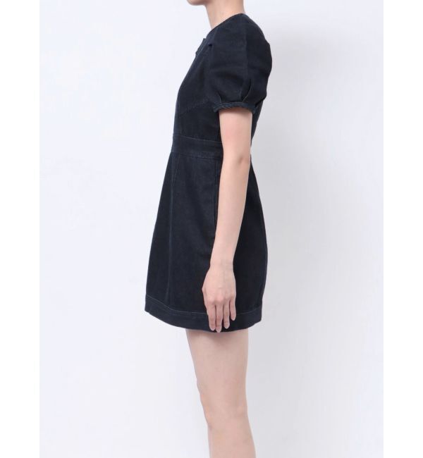 MURUA「パフスリーブステッチミニワンピース」|ワンピース|