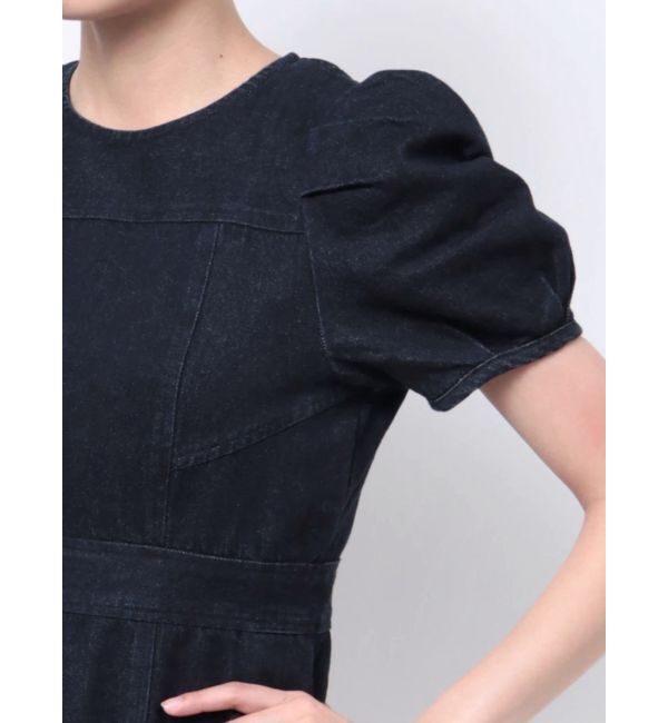 MURUA「パフスリーブステッチミニワンピース」|ワンピース|