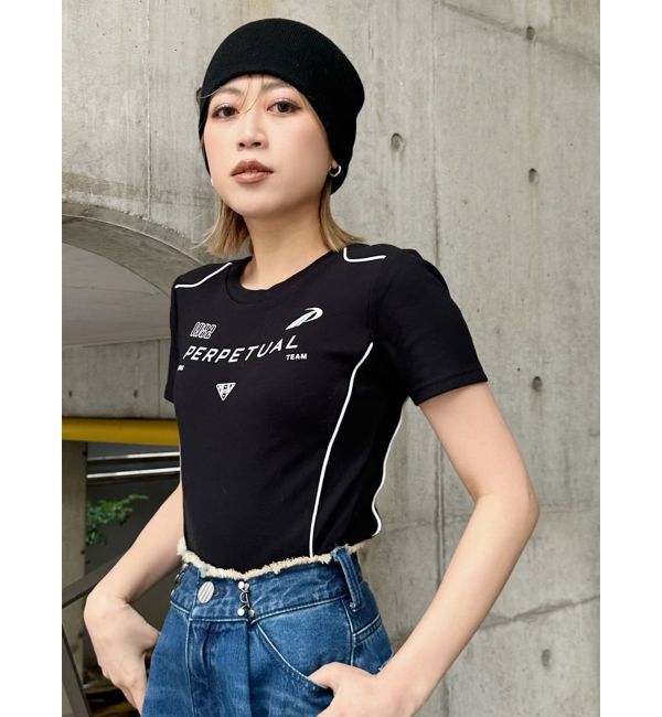 MURUA「レーシングミニTシャツ」|Tシャツ・カットソー|
