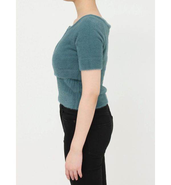 MURUA「シャギージップカーデ&times;キャミSET」|カーディガン|