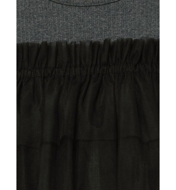 MURUA「チュールフリルレイヤードタンクトップ」|タンクトップ|