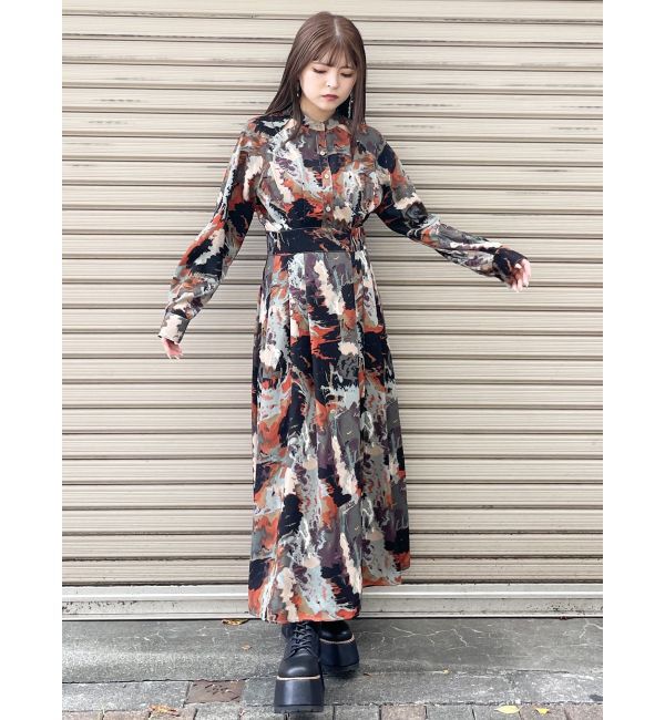 MURUA「マキシパターンワンピース」|ワンピース|