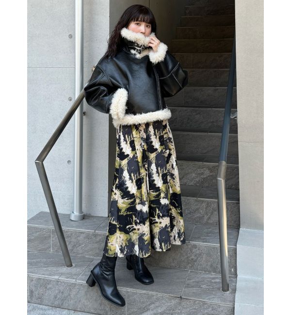 MURUA「マキシパターンワンピース」|ワンピース|