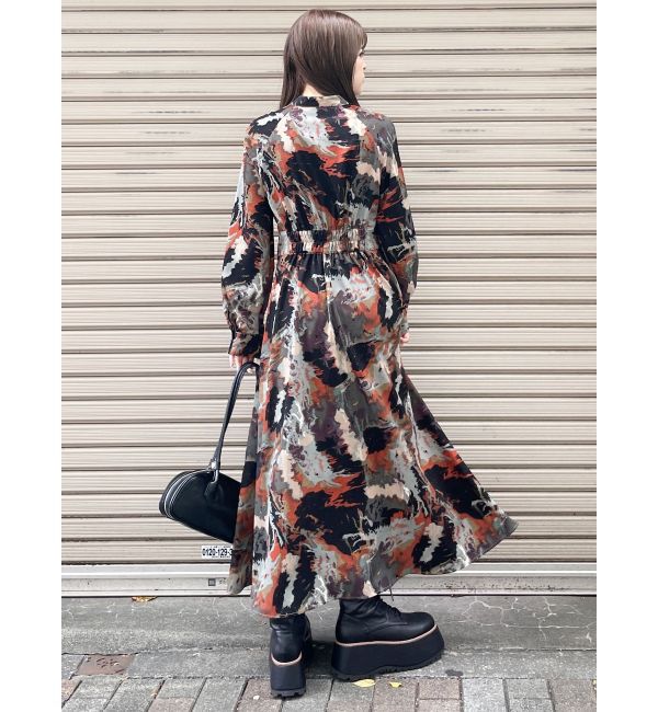 MURUA「マキシパターンワンピース」|ワンピース|