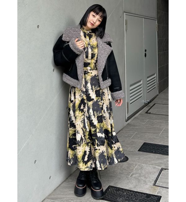 MURUA「マキシパターンワンピース」|ワンピース|