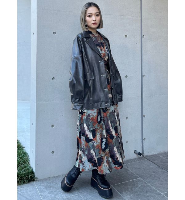 MURUA「マキシパターンワンピース」|ワンピース|