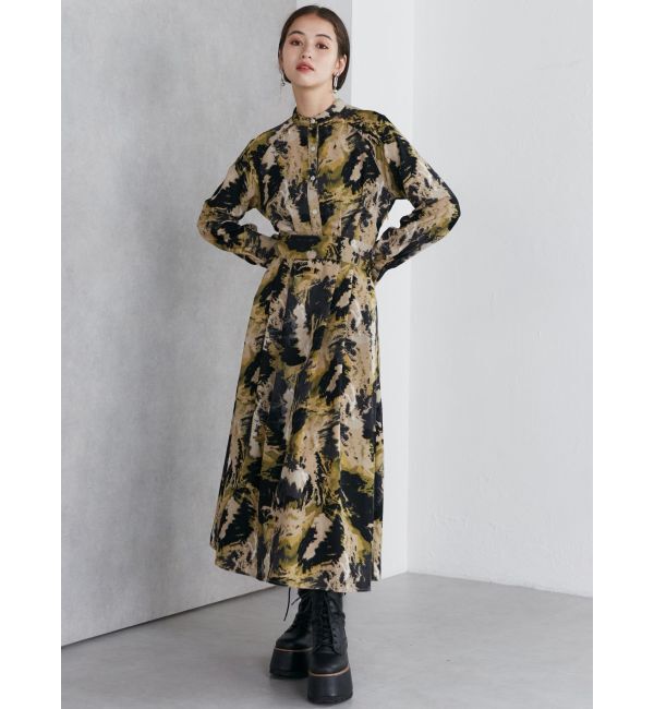 MURUA「マキシパターンワンピース」|ワンピース|