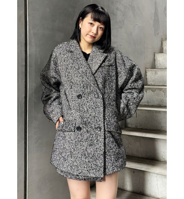 MURUA「ツイードオーバーテーラードジャケット」|テーラードジャケット|