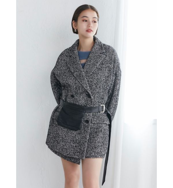 MURUA「ツイードオーバーテーラードジャケット」|テーラードジャケット|