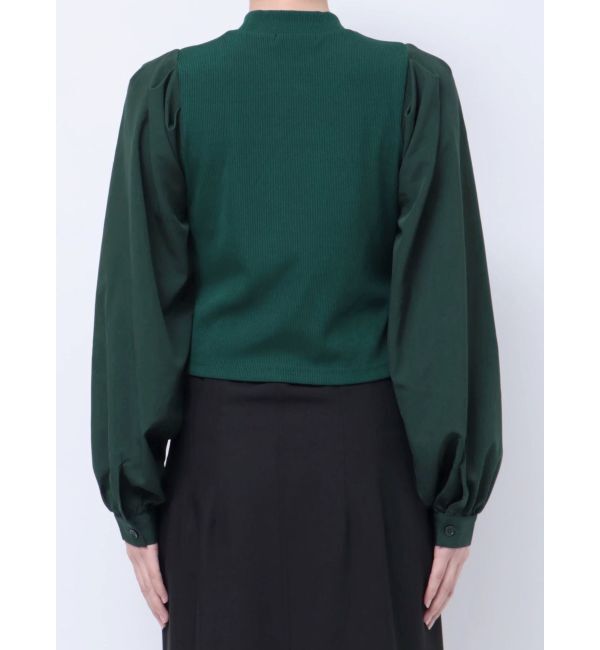 MURUA「テレコドッキングトップス」|Tシャツ・カットソー|