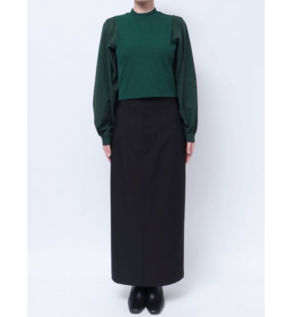 MURUA「テレコドッキングトップス」|Tシャツ・カットソー|