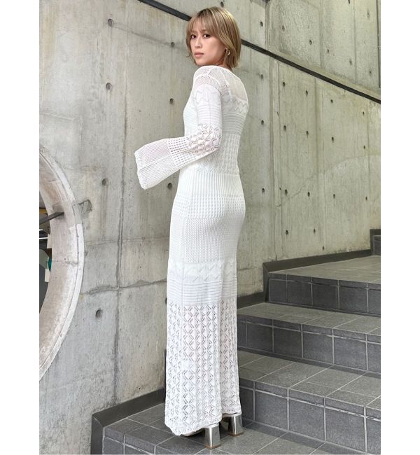 MURUA「【追加生産分】クロシェニットワンピース」|ワンピース|