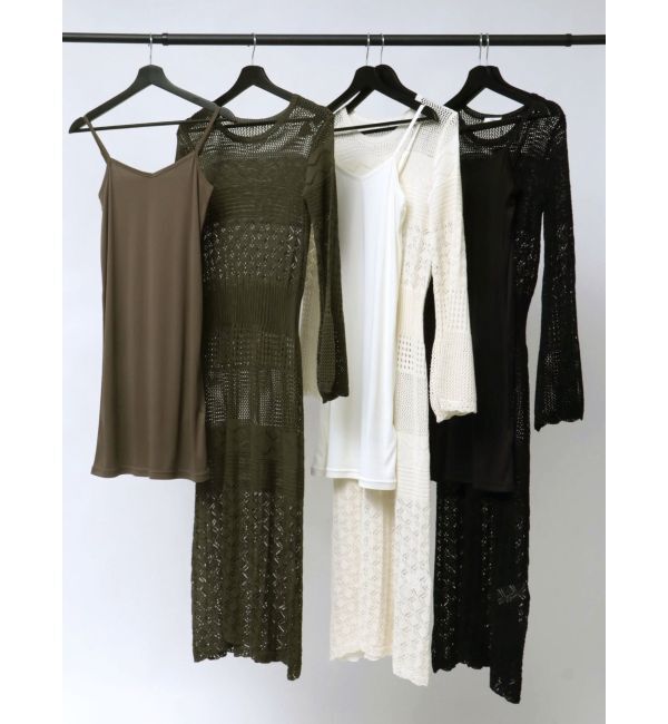 MURUA「【追加生産分】クロシェニットワンピース」|ワンピース|