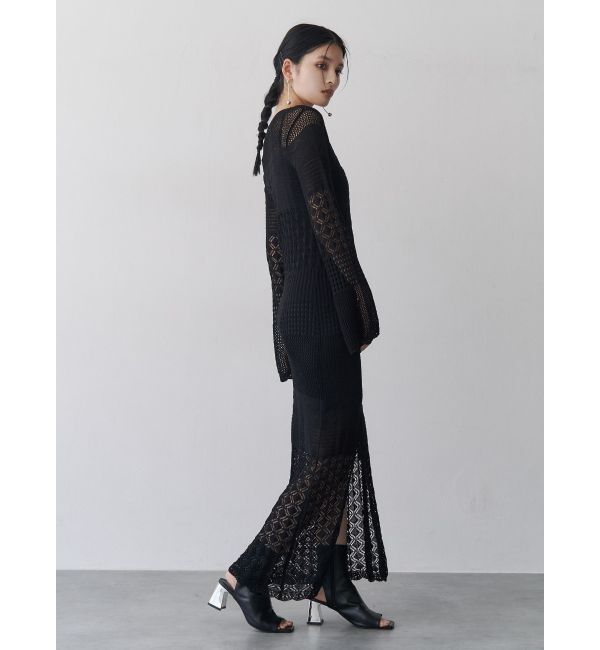 MURUA「【追加生産分】クロシェニットワンピース」|ワンピース|