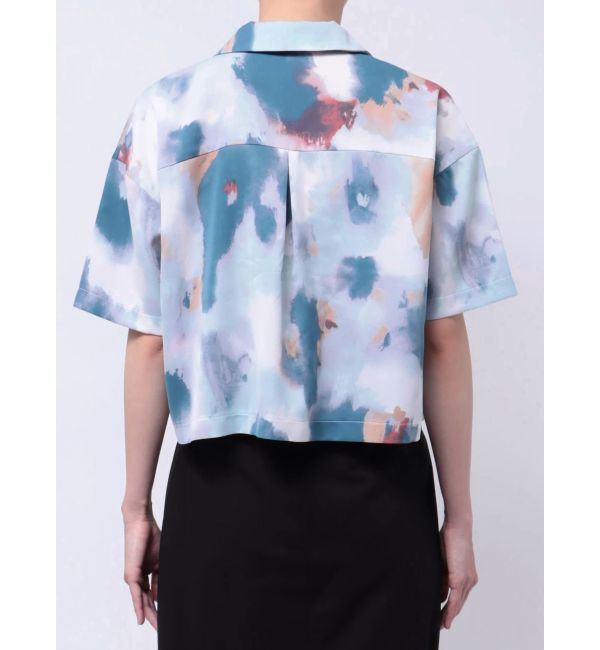 MURUA「パターンクロップドシャツ【WEB限定】」|シャツ・ブラウス|