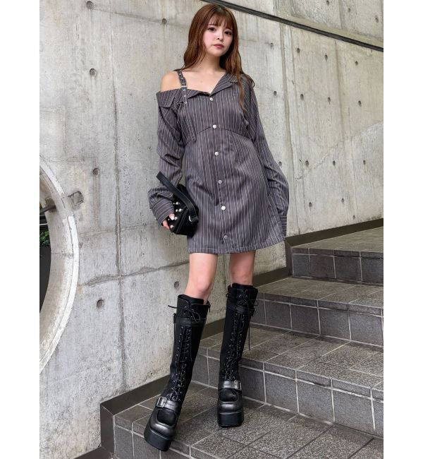 MURUA「スタッズワンハンドルバッグ」|ハンドバッグ|