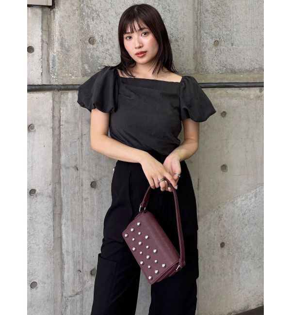 MURUA「スタッズワンハンドルバッグ」|ハンドバッグ|