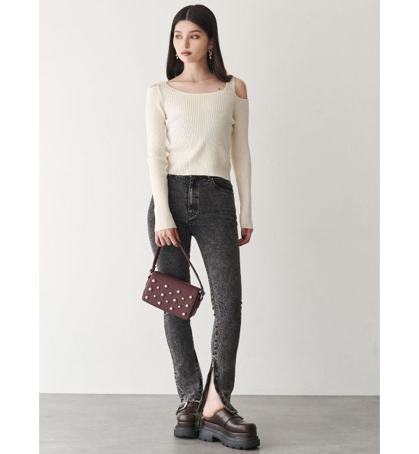 MURUA「スタッズワンハンドルバッグ」|ハンドバッグ|