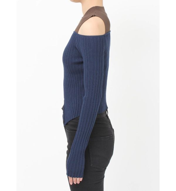 MURUA「ショルダーカットリブニット」|ニット・セーター|