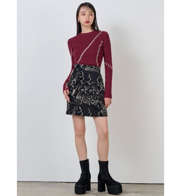 MURUA「ステッチリブニット」|ニット・セーター|