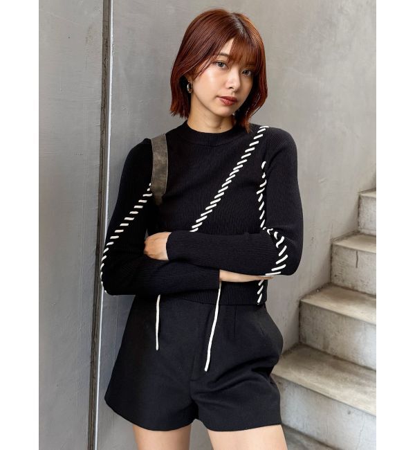 MURUA「ステッチリブニット」|ニット・セーター|