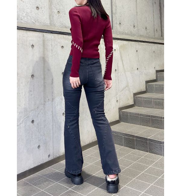 MURUA「ステッチリブニット」|ニット・セーター|