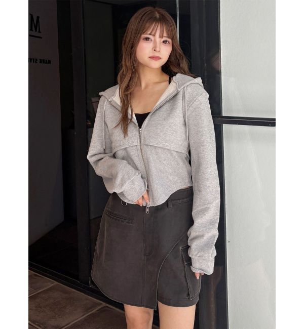 MURUA「ZIPフーディー」|パーカー|