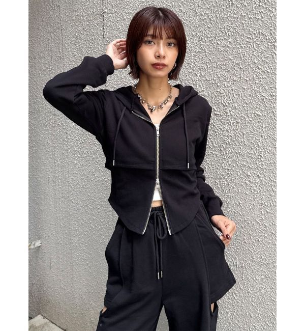 MURUA「ZIPフーディー」|パーカー|