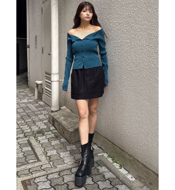 MURUA「サイドジップカーゴスカート」|スカート|