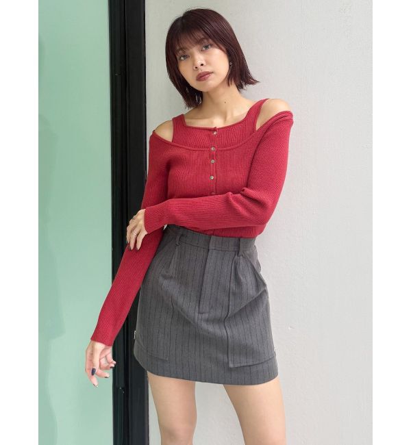 MURUA「サイドジップカーゴスカート」|スカート|