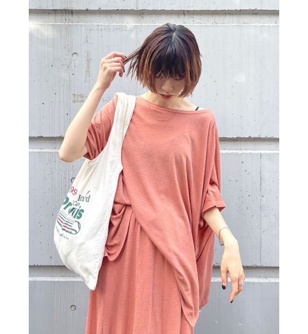 Ungrid「リネン混ルーズトップス」|Tシャツ・カットソー|