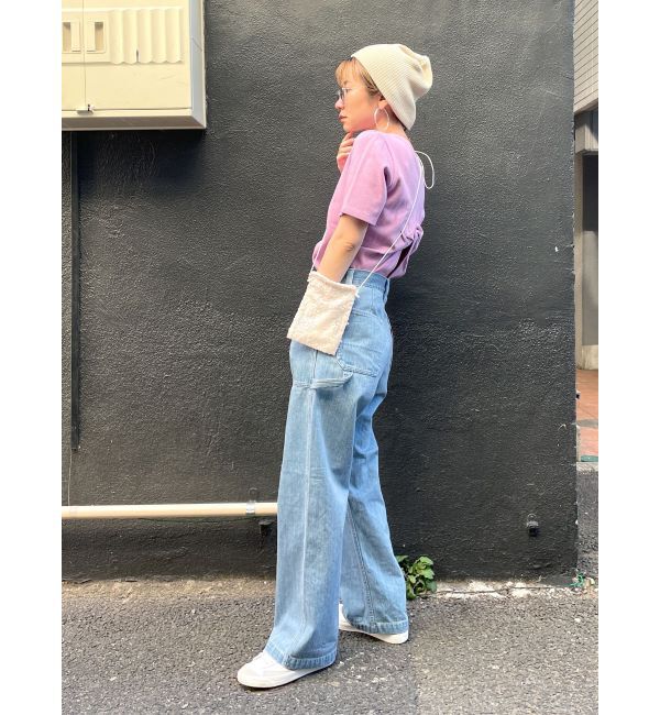 Ungrid「ハニカムバックデザインTee」|Tシャツ・カットソー|