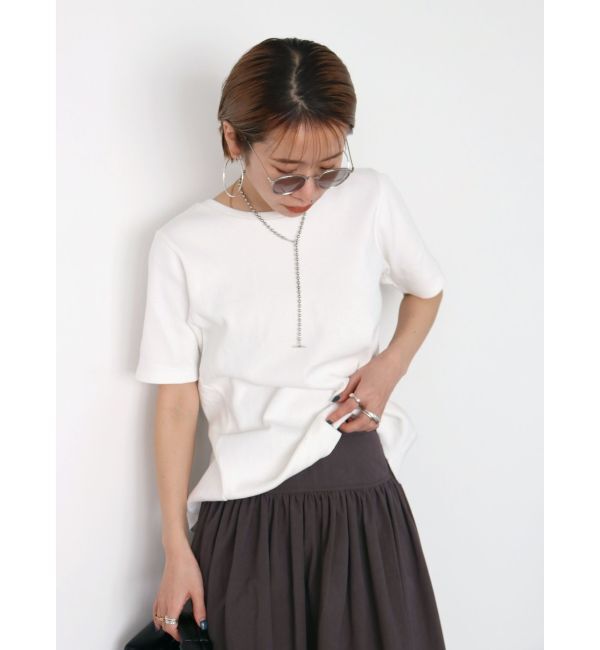 Ungrid「ハニカムバックデザインTee」|Tシャツ・カットソー|