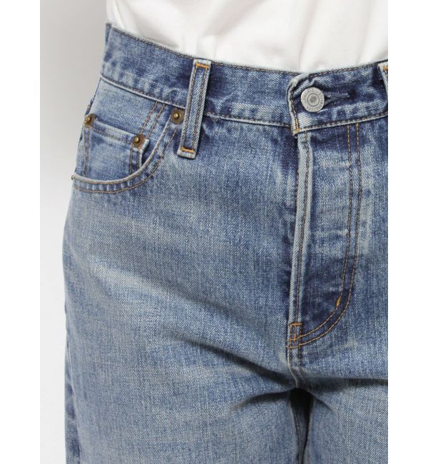 Ungrid「クロップドスリットストレートデニム」|デニム|