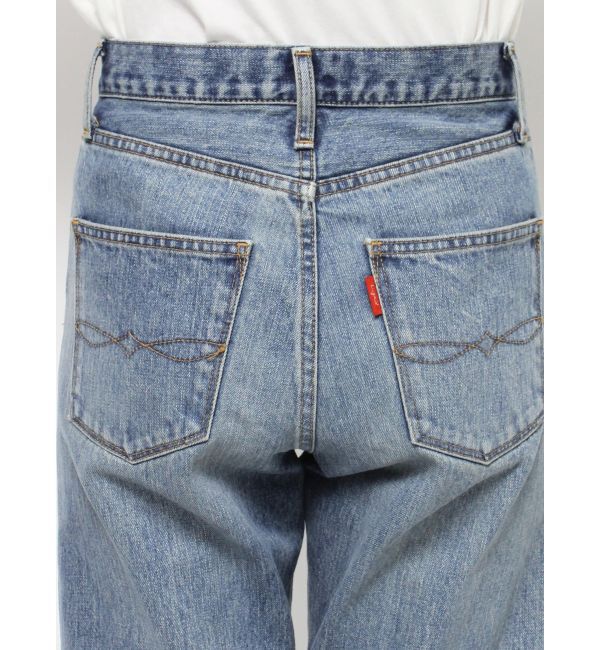 Ungrid「クロップドスリットストレートデニム」|デニム|