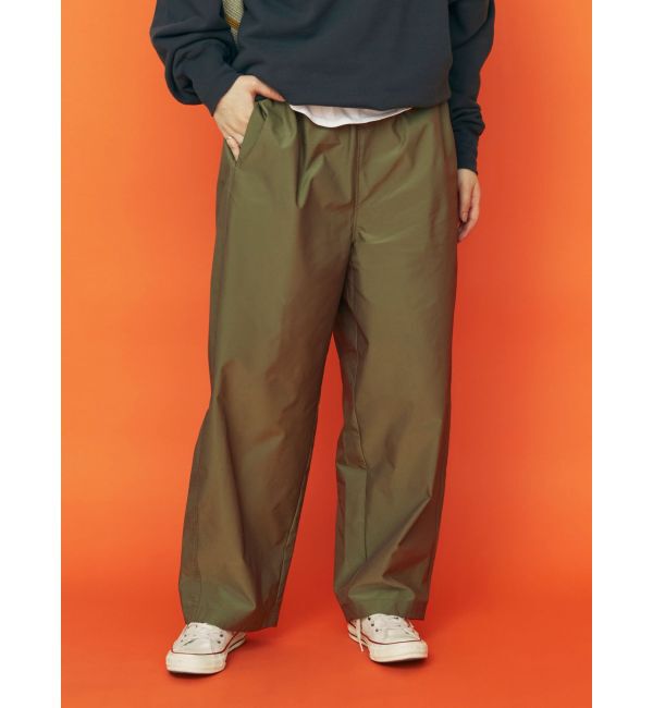 Ungrid「【WEB限定】ナイロン混ボリュームラフパンツ」|その他|