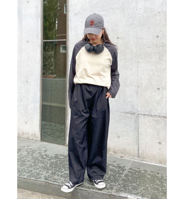 Ungrid「【WEB限定】ナイロン混ボリュームラフパンツ」|その他|