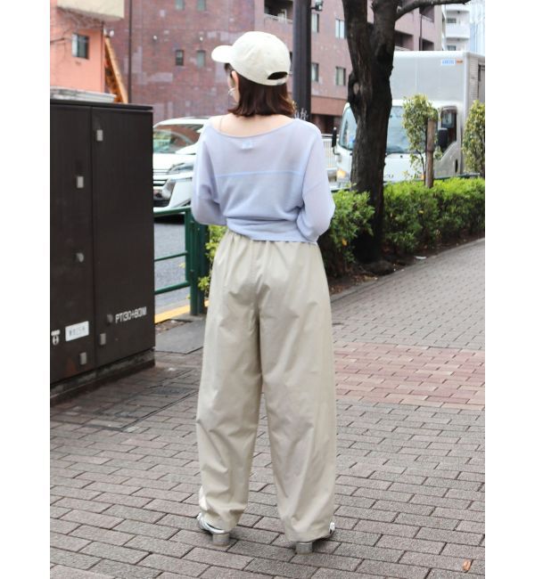 Ungrid「【WEB限定】ナイロン混ボリュームラフパンツ」|その他|