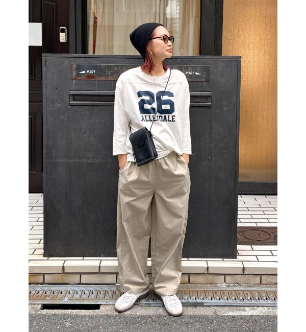 Ungrid「【WEB限定】ナイロン混ボリュームラフパンツ」|その他|